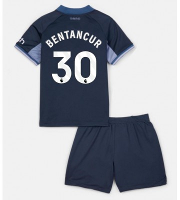 Tottenham Hotspur Rodrigo Bentancur #30 Bortaställ Barn 2023-24 Kortärmad (+ Korta byxor)